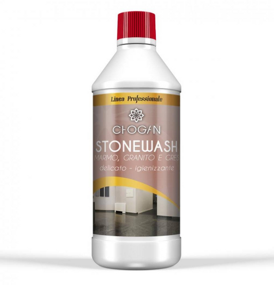 Stonewash détergent assainissant auto-polissant - marbre, granit, grès (750 ml)