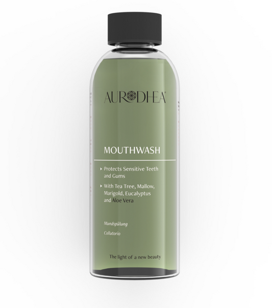 Bain de bouche à l’Aloe Vera 250 ml | Enrichi en Tea Tree, Mauve, Calendula et Eucalyptus